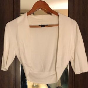 White House Black Market White Cardigan (Small)